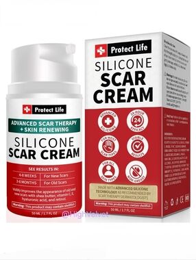 Protect Life Silicone Scar Cream And Skin Smoothener For Stretch Marks